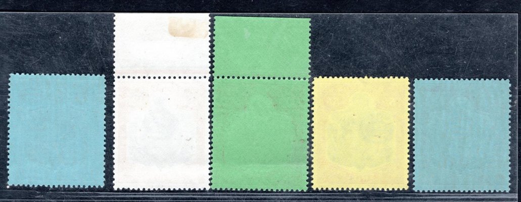 Bermuda - SG. 116 - 21, Jiří VI, (1 x nálepka na okraji mimo známku), hezká řada