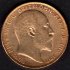 Sovereign 1906 P V.Británie Král Edward VII., KM#15 Au.917 7,988g 22,05/1,52mm mincovna Perth
