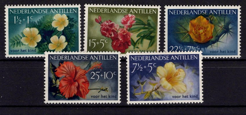Niederland. Antilen - Mi. 43 - 7, výplatní řada, flora