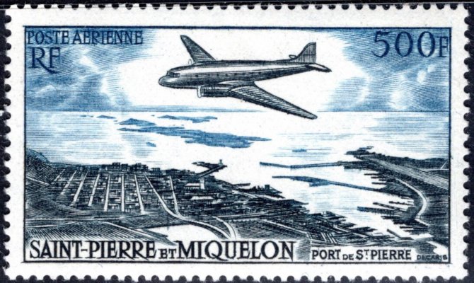 Saint Pierre et Moqvelon - Mi. 380, výplatní, letecké