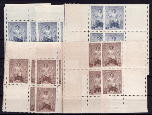348 - 9, výročí čs. známky, miniatury