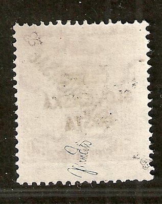 Šrobárův přetisk přetisk 50 f (RV151) fialová Zitai + přetisk KOSTÁRSASÁG, nevydaná známka  zk.Mr, hledané