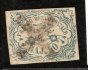 Církevní stát 1852,  Sassone č. 10, (Mi. 10 ), 50 baj světle modrá, hezký stav, katalog Sassone 6000 euro, malá světlinka uprostřed, hledaná a vzácná známka