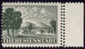 Pr 1A, Terezín, balíková připouštěcí známka, krajová s dvojitou perforací na pravé straně, zkoušeno Gilbert, vzácné, (katalog 20 000)
