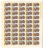 2876 Paříž-Dakar 2 Kčs, kompletní 50kusový arch (B, 23. IX. 88) s vynechaným PO vpravo od ZP 15 a 20