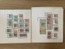Sestava razítek na smytých hradčanských známkách a výstřižcích na 30 albových listech, převážně hezké otisky