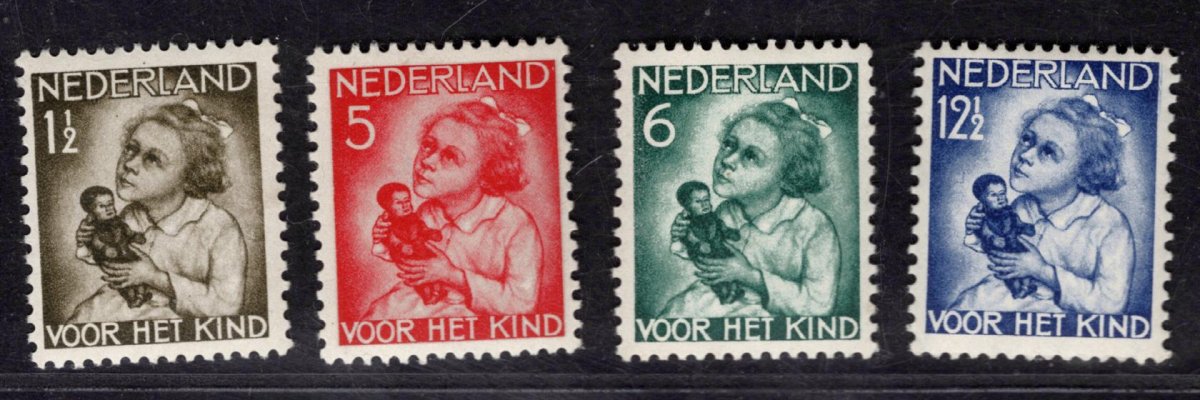 Holandsko - Mi. 278 - 80, pro děti, kompletní řada
