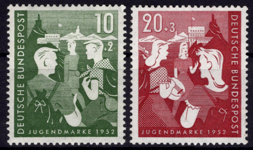 Bundes - Mi. 153-154