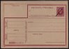CPV 13.3. Aa); poštovní výběrka 1945, 80 h červenofialová A. Hlinka, průsek na zadní straně , přetisk ČESKOSLOVENSKO strojový, kat. cena 1000 Kč