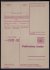 26 c CPV, poštovní výběrka 60 h fialová, nepřeložená, béžový papír, v levém dolním rohu údaj (IV - 1955), kat. cena 600 Kč