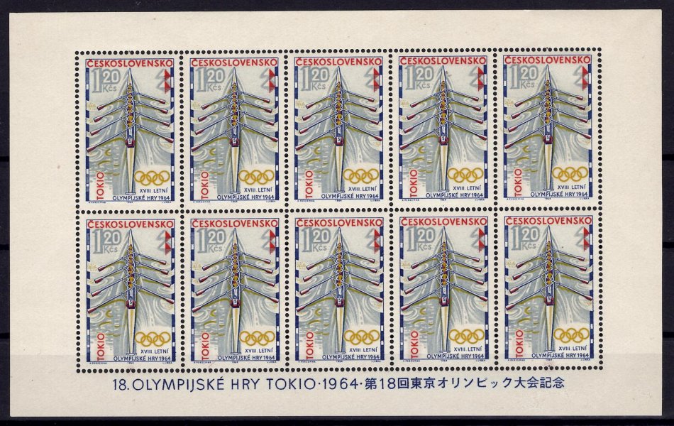 1397 PL (10) 1,20 Kčs - Tokio, nápis dole 