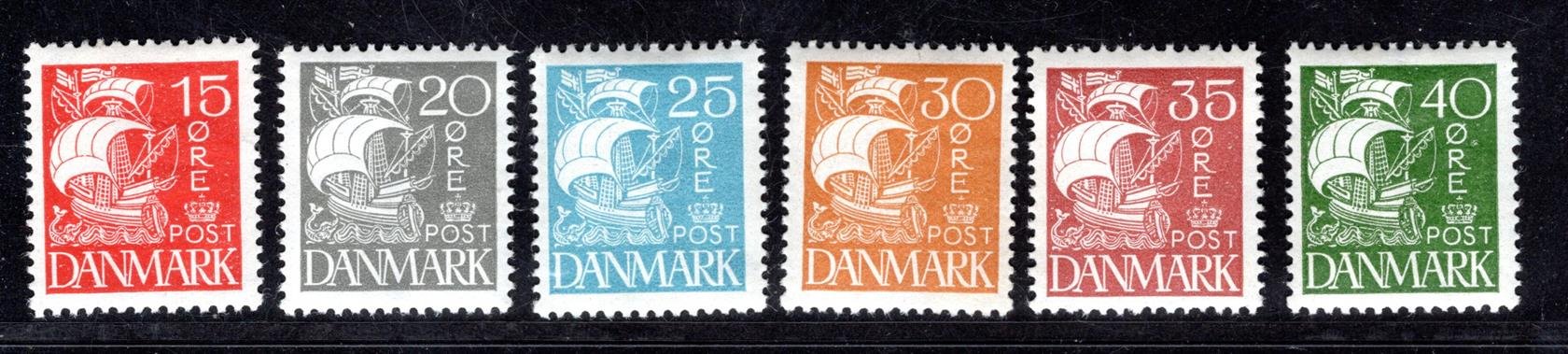Dánsko - Mi. 168 - 73, lodě