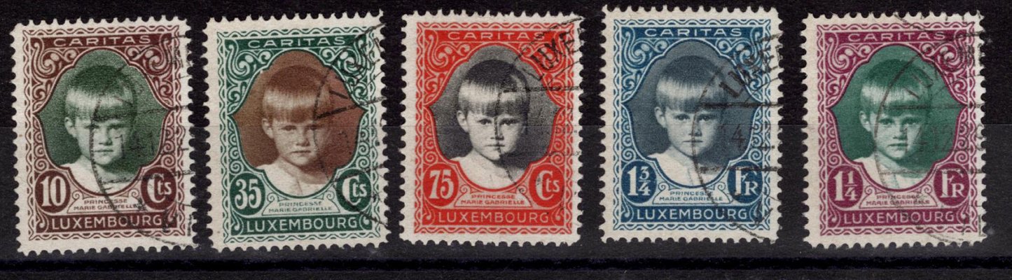 Lucembursko  -  Mi.213-217