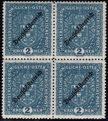 243B, 4-blok Znak 2K modrá, zoubkování 11 1/2; luxusní, kat. 1.500 EUR