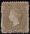 Saint Vincent - SG.37, Viktorie 1 P šedá, perforace 11-121 , kat. 700 GBP