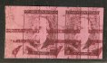 262 ZT krajová dvoupáska na růžovém papíru - 3 Kč TGM s dalším částečným tiskem - zajímavé