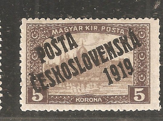 117 Typ I; 5 koruna Parlament   zk. Gilbert 