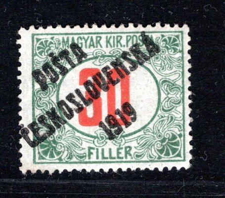 139  Typ III ;  červená čísla 30 f, zk. Ka