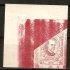 2000 h - zkusmý tisk v červené barvě - krásný rohový kus - neopracovaný okraj -- známka luxusní - nálepky mimo známky v okraji : zkoušeno Vrba 