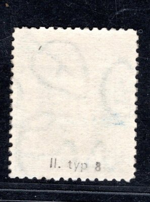 195  typ II, P 8, TGM 2 Kč modrá