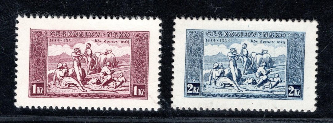 283 - 4  KDM, známky z aršíku
