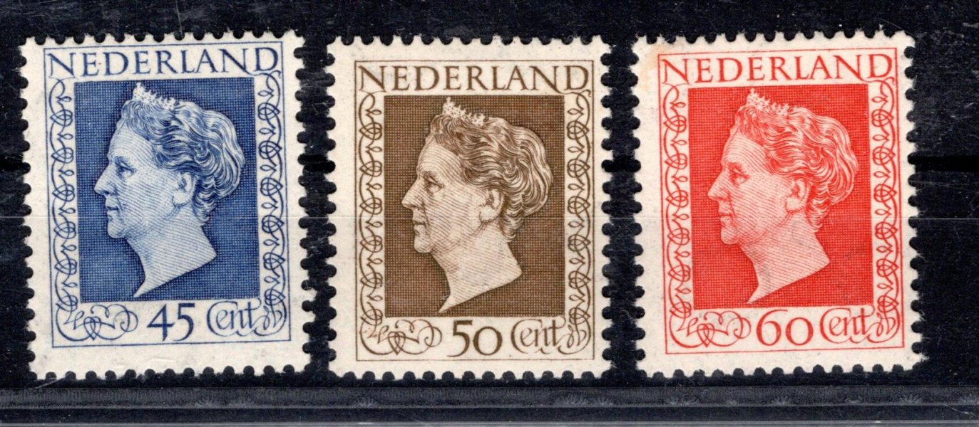 Holandsko - Mi. 500 - 2, výplatní, královna Wilhelmina, kompl. řada