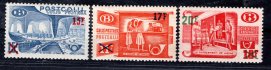 Belgie - Mi. 38 - 40, poštovní balíkové známky