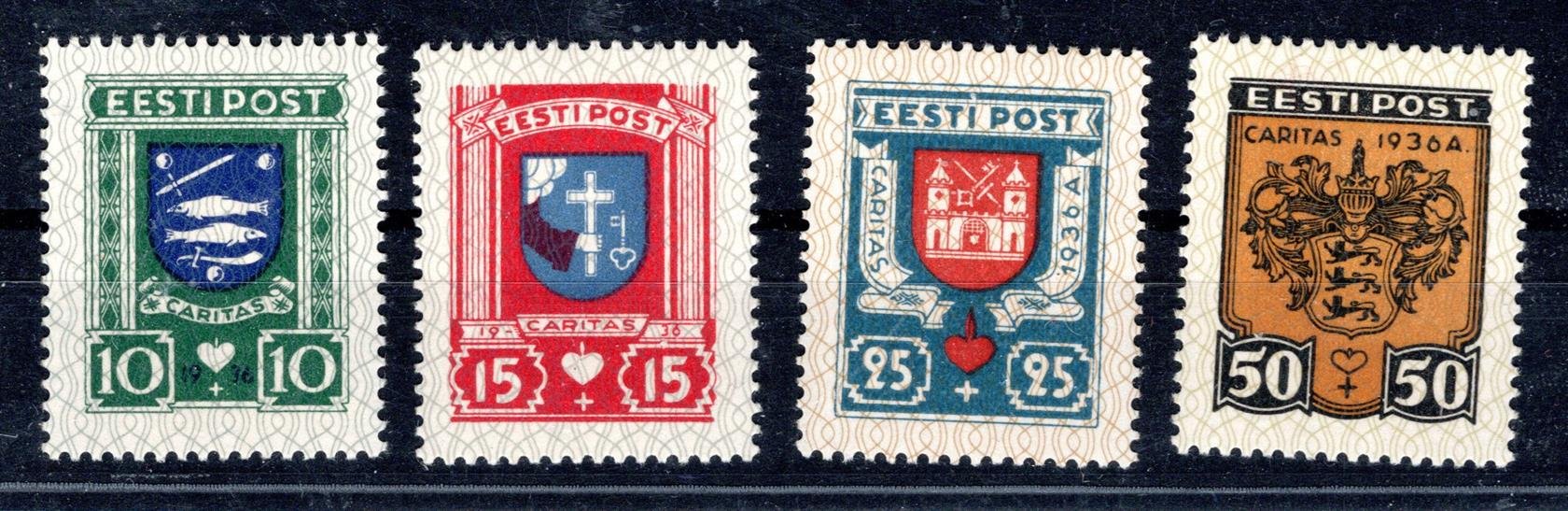 Estonsko - Mi. 109 - 12, státní znakiy