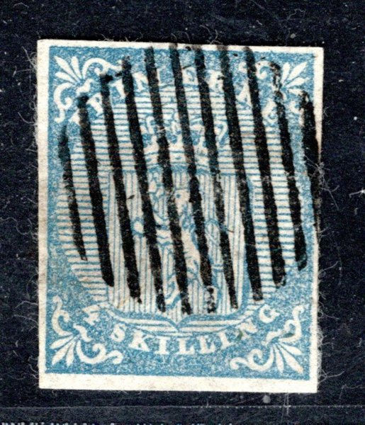 Norsko - Mi. 1, 4 Sk modrá