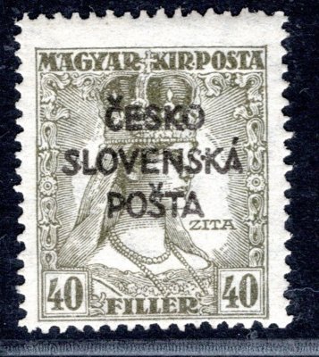 RV 150 ;  Šrobárův přetisk, 40  Filler - Zita ;   zk. Mrňák 