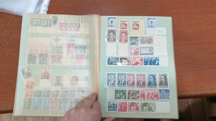 ČSSR II ; sbírka staré měny 1945 - 1954 ; nafoceno vyšší katalog 