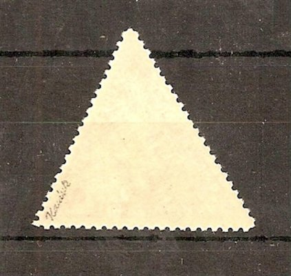 55 III.typ  trojúhelník 2 h červená,  zk. Ka