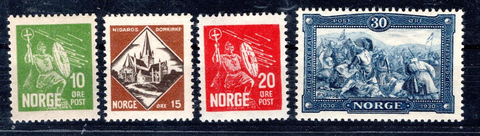 Norsko - Mi. 155 - 8, 900 let od úmrtí Olafa II