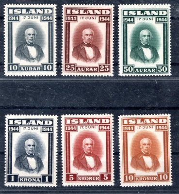 Island - Mi. 231 - 6, založení republiky