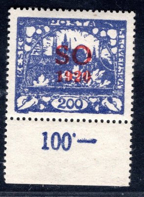 SO 19 a, modrofialová, krajový kus s počítadlem 200 h