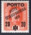 87 typ II  Porto, 20/54 oranžová, zk. Le,Be