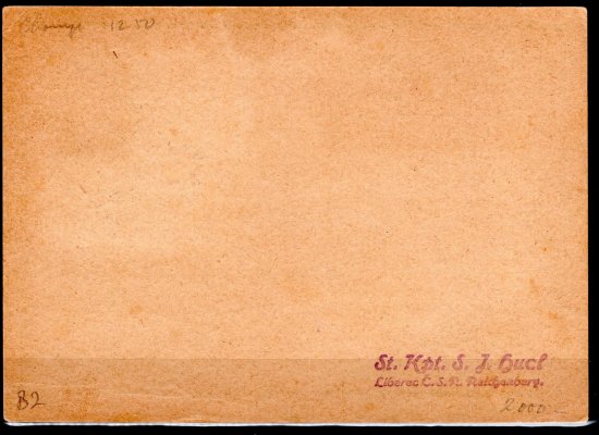 celinová karta dofr. známkou L 5 + L7,8, smíšená frankatura II. + III. letecké emise zaslaná z Prahy 1/IV/31 do Amsterdamu, příchozí razítko 