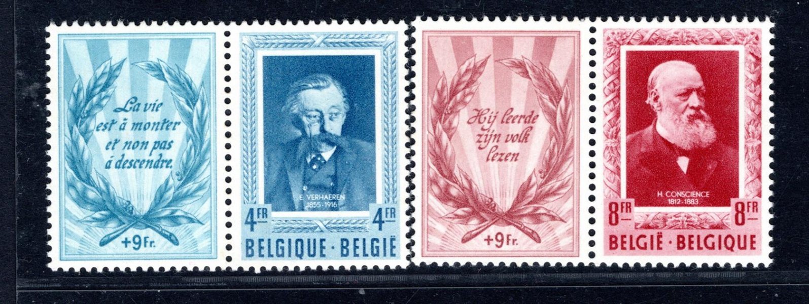 Belgie - Mi. 947 - 8 Zf, spisovatelé