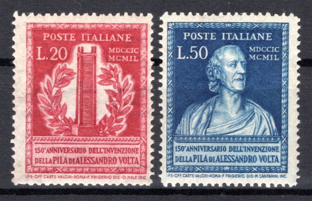 Italie - Mi. 784 - 5, výročí Volta