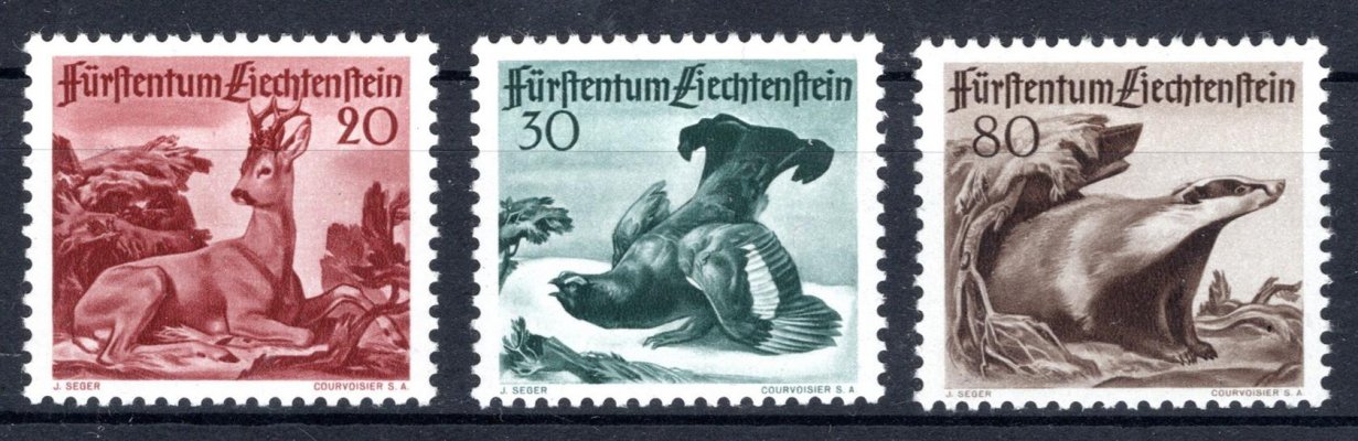 Liechtenstein - Mi.285 - 7, Fauna