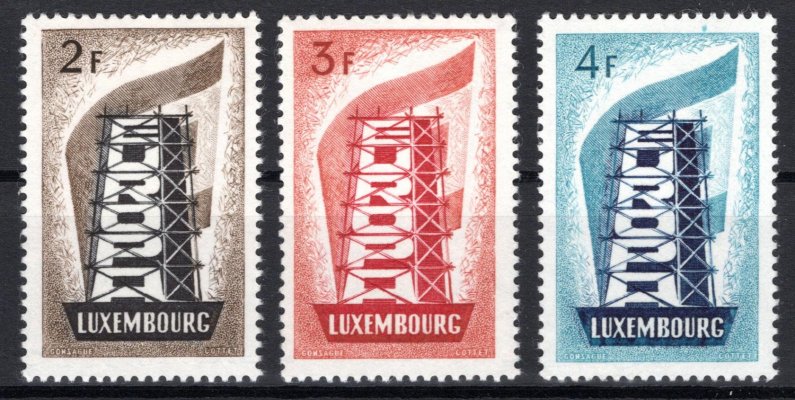 Luxemburg - Mi. 555 - 7, CEPT