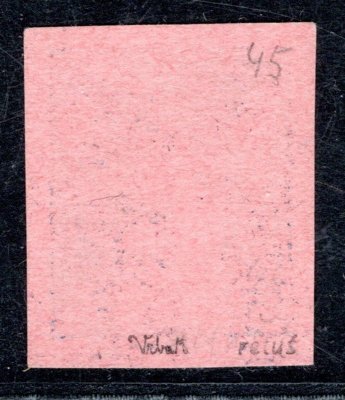 143 N ; zkusmý tisk na růžovém papíru,  RT - retuš v dopise ; zk. Vrba 